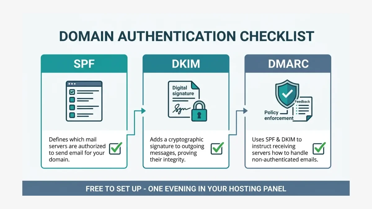 Infographic: Domain authentication checklist for Pakistani online stores