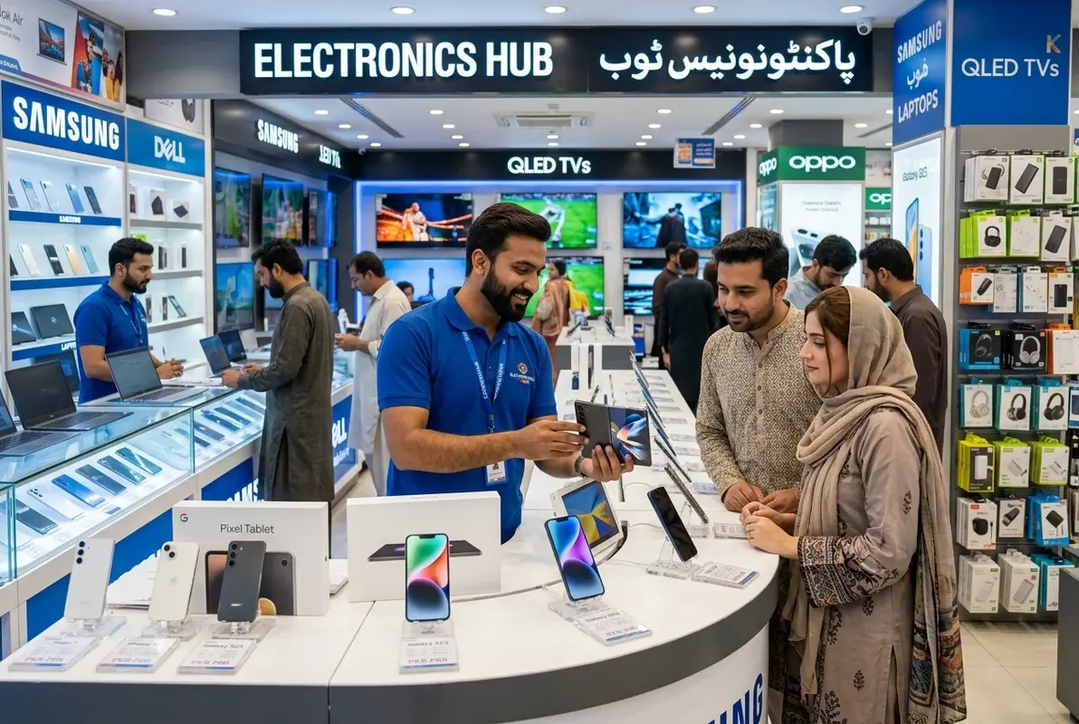 Digital Marketing for Electronics Stores strategy, SEO, paid ads, and lead generation dashboard for Pakistan businesses