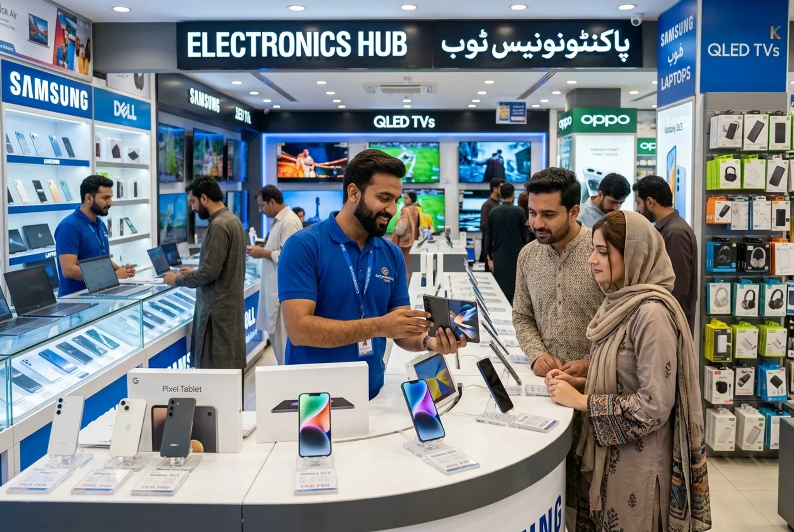 Digital Marketing for Electronics Stores strategy, SEO, paid ads, and lead generation dashboard for Pakistan businesses