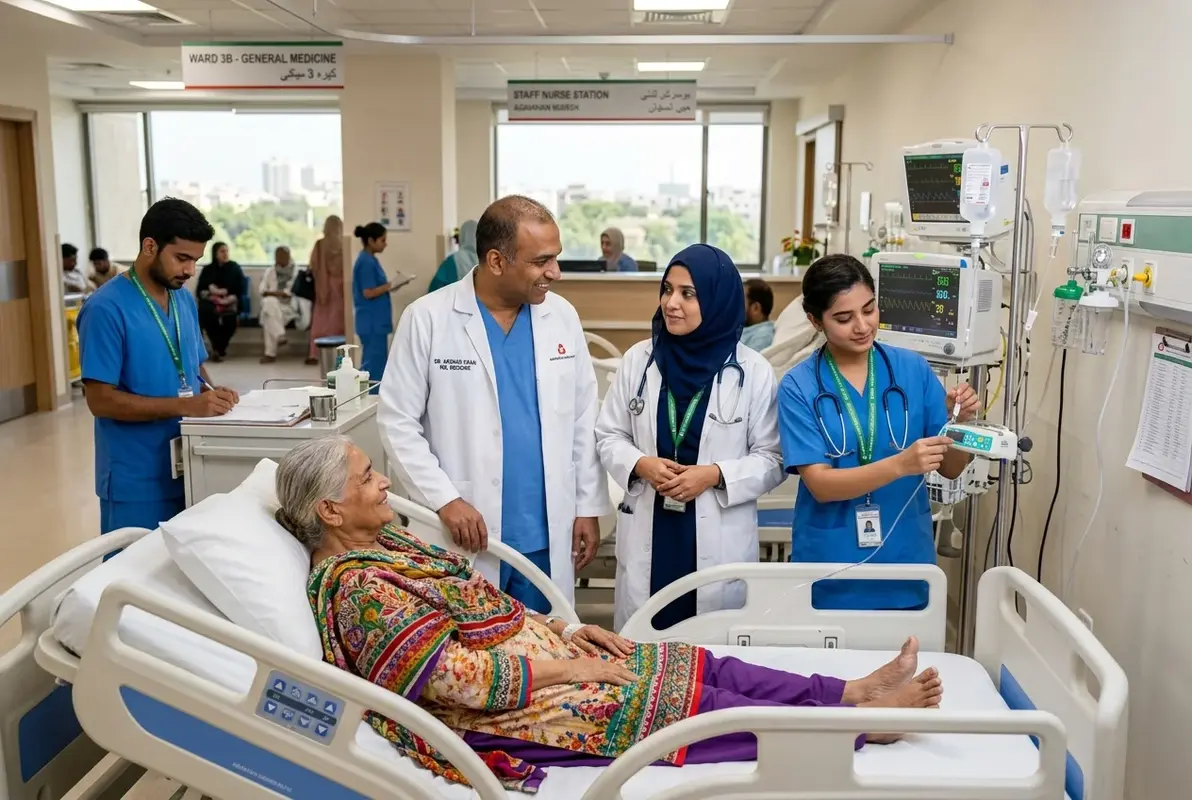 Digital Marketing for Hospitals strategy, SEO, paid ads, and lead generation dashboard for Pakistan businesses