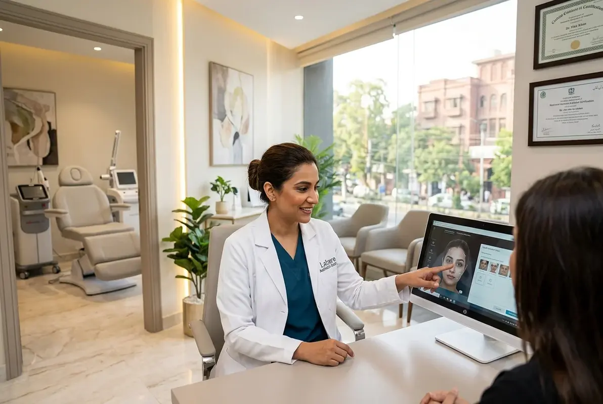 Digital Marketing for Plastic Surgeons strategy, SEO, paid ads, and lead generation dashboard for Pakistan businesses