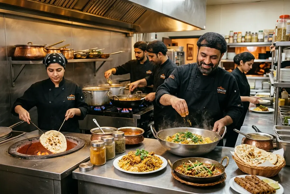 Digital Marketing for Restaurants strategy, SEO, paid ads, and lead generation dashboard for Pakistan businesses