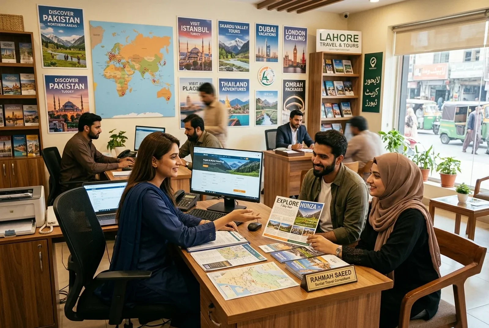 Digital Marketing for Travel Agencies strategy, SEO, paid ads, and lead generation dashboard for Pakistan businesses
