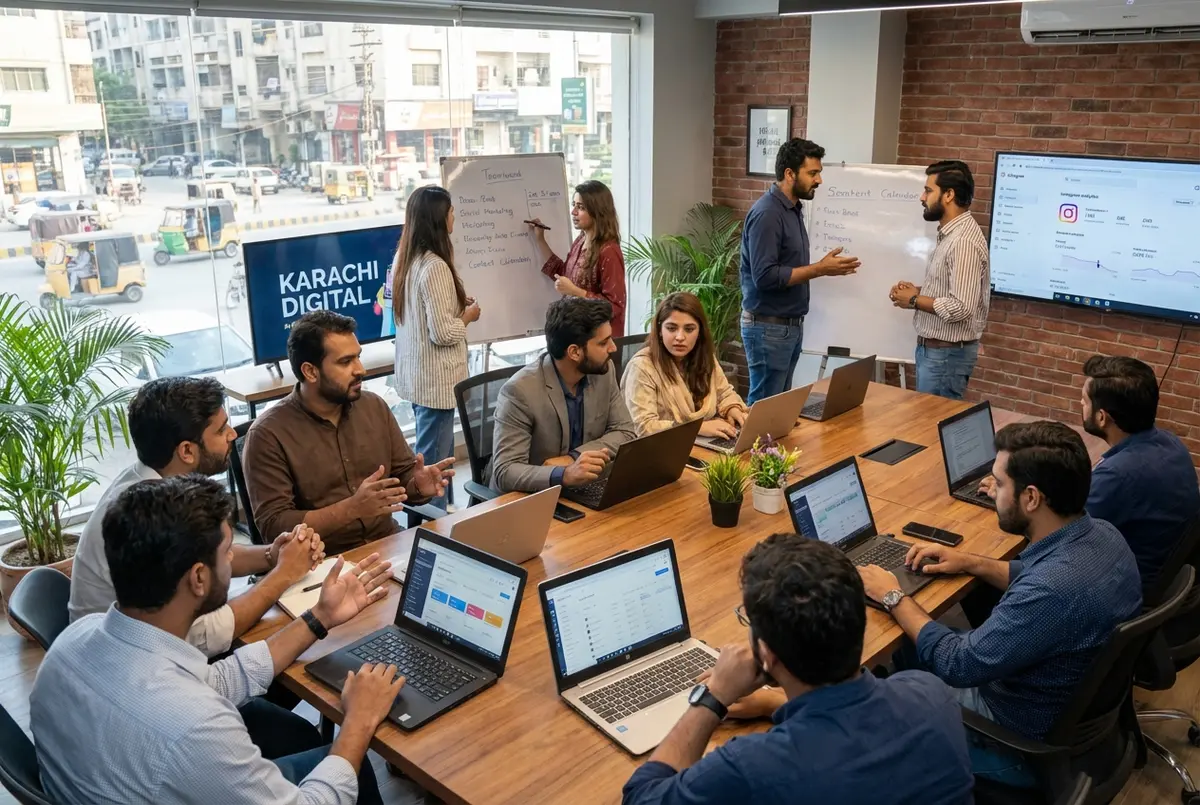 Digital marketing agency in Pakistan service visual