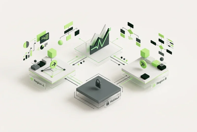 Incrementality Testing and Geo Experiments planning, dashboard, and workflow implementation